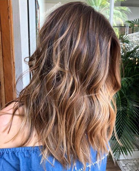 Sun Kissed Brunette Hair
