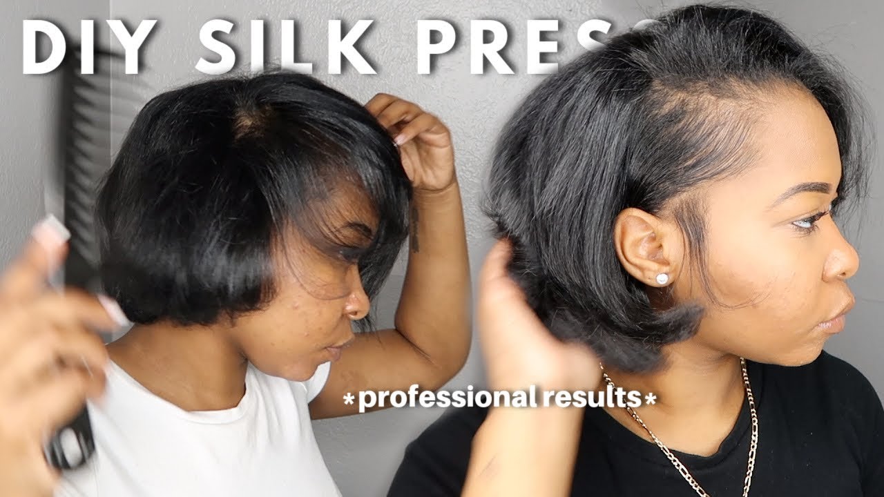 Short Silk Pressed Hair