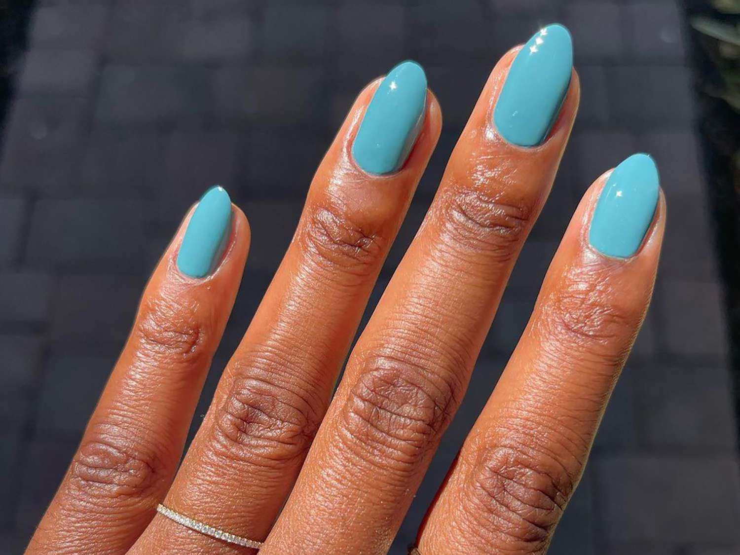 Blue Nails For Summer