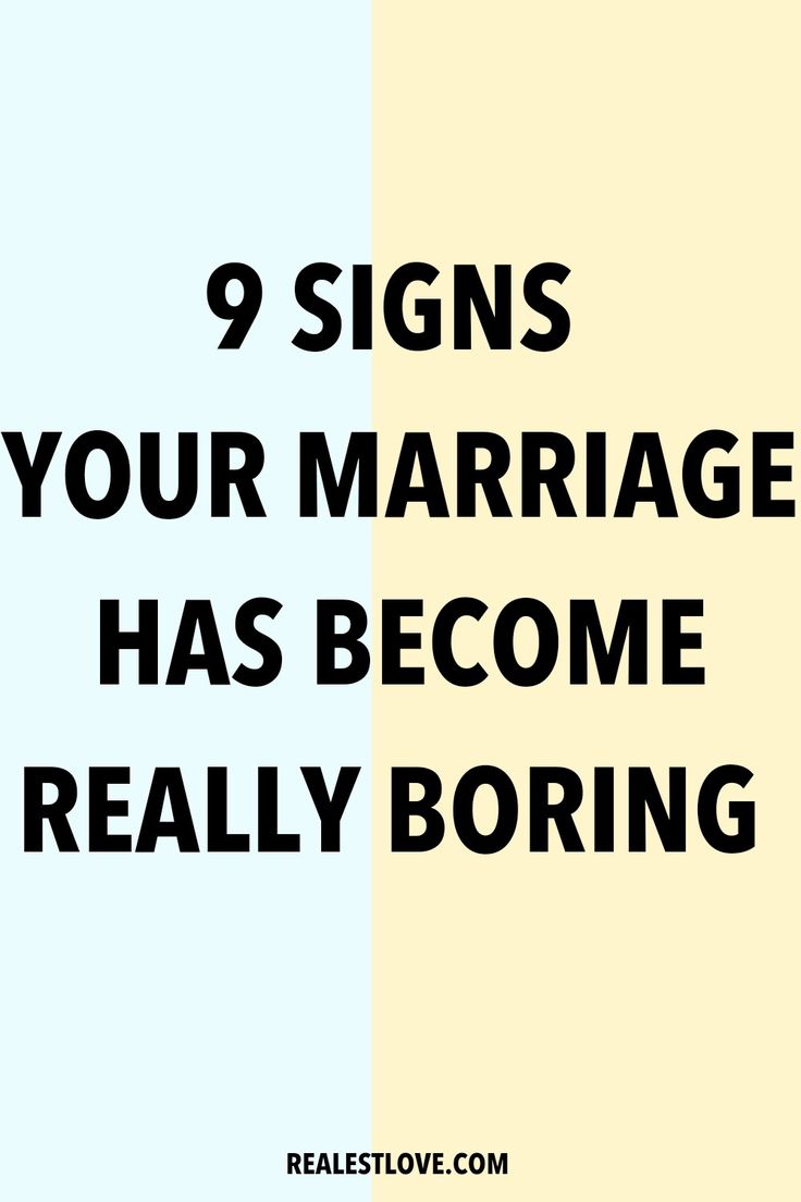 Signs Your Marriage is Painfully-Boring