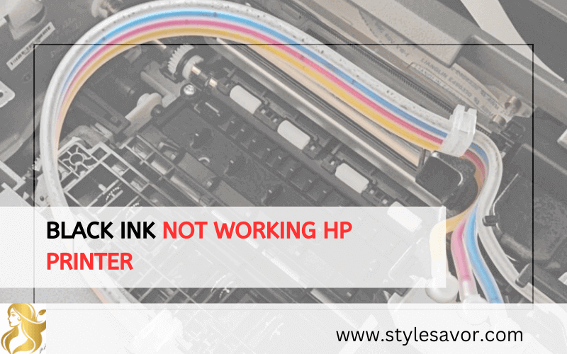 Black Ink Not Working Hp Printer