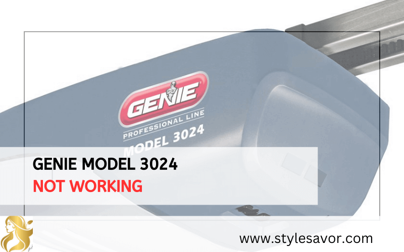 Genie Model 3024 Not Working