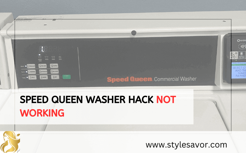 Speed Queen Washer Hack Not Working