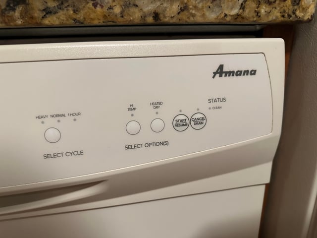 Amana Dishwasher Not Drying