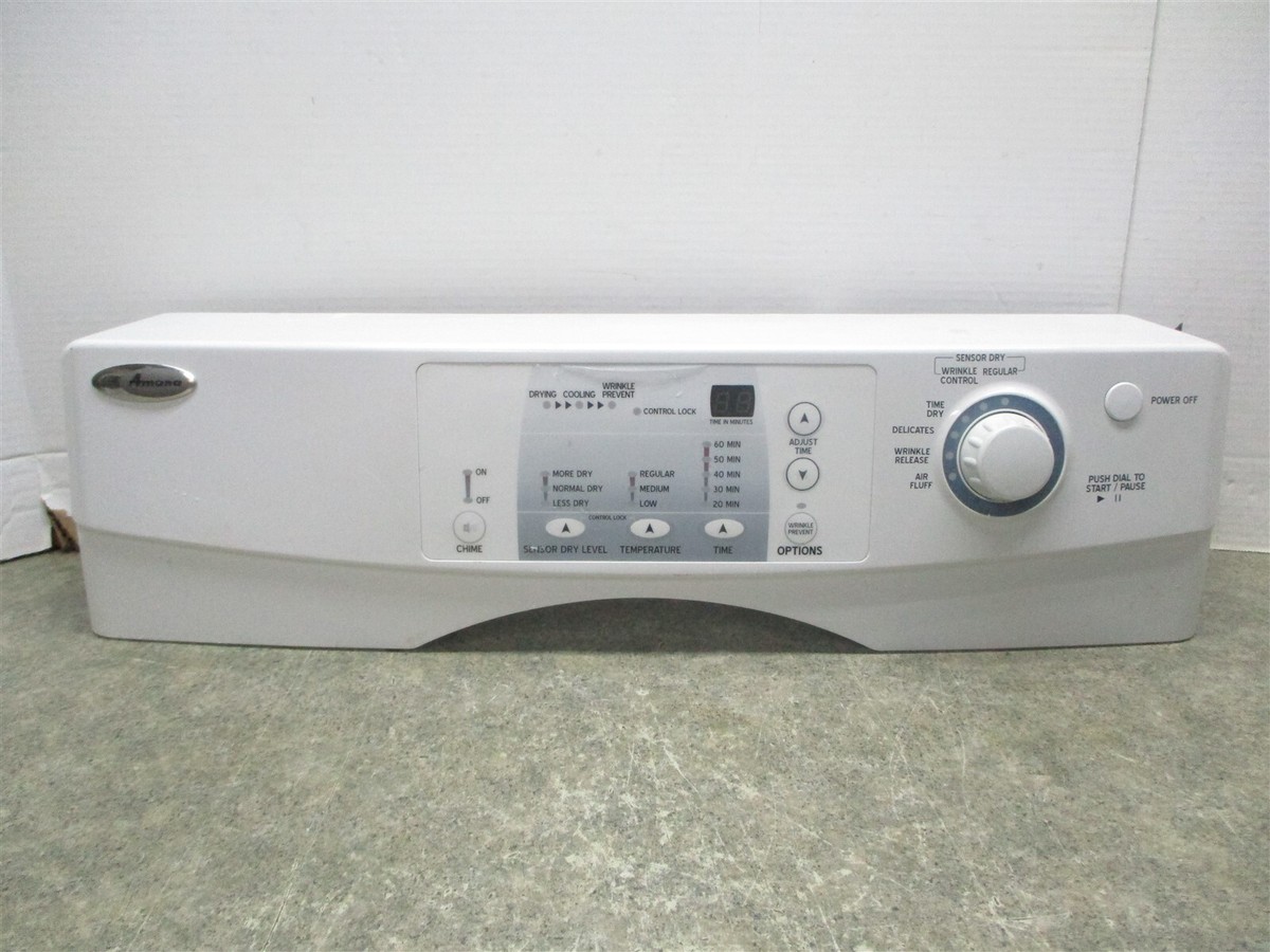 Amana Dryer Control Panel Not Working