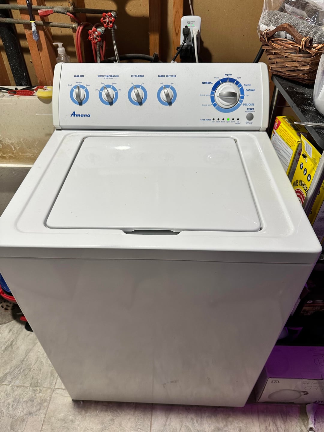 Amana Washer Not Spinning