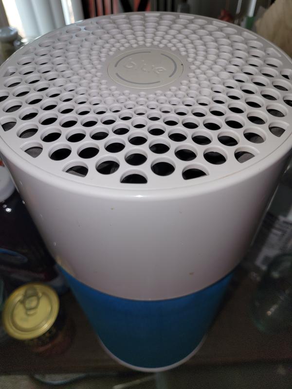 Blue Air Purifier Red Light