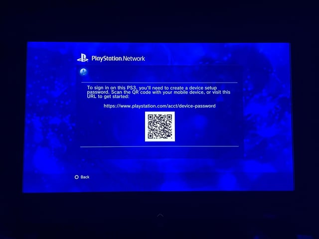 Device Setup Password Ps3 Not Working