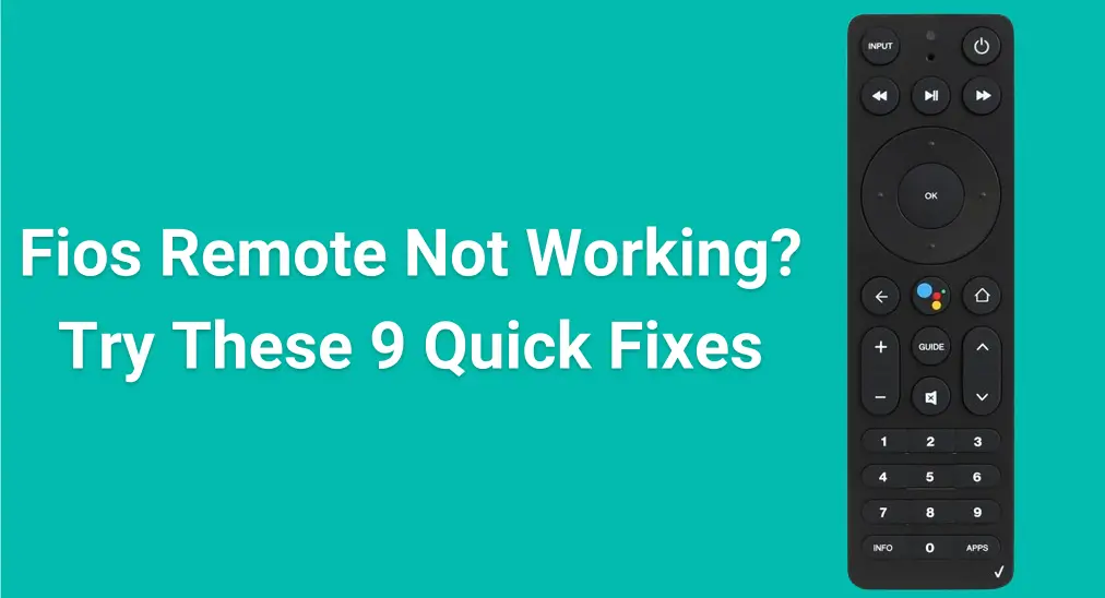 Fios Remote Not Working Red Light