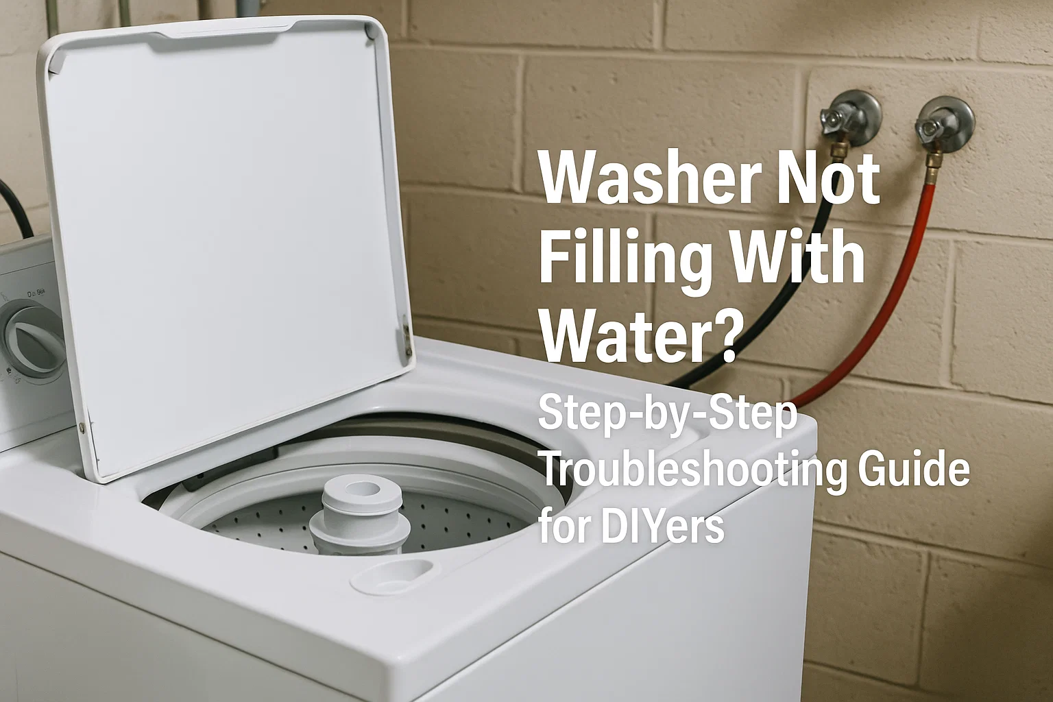 Ge Washer Not Filling With Water