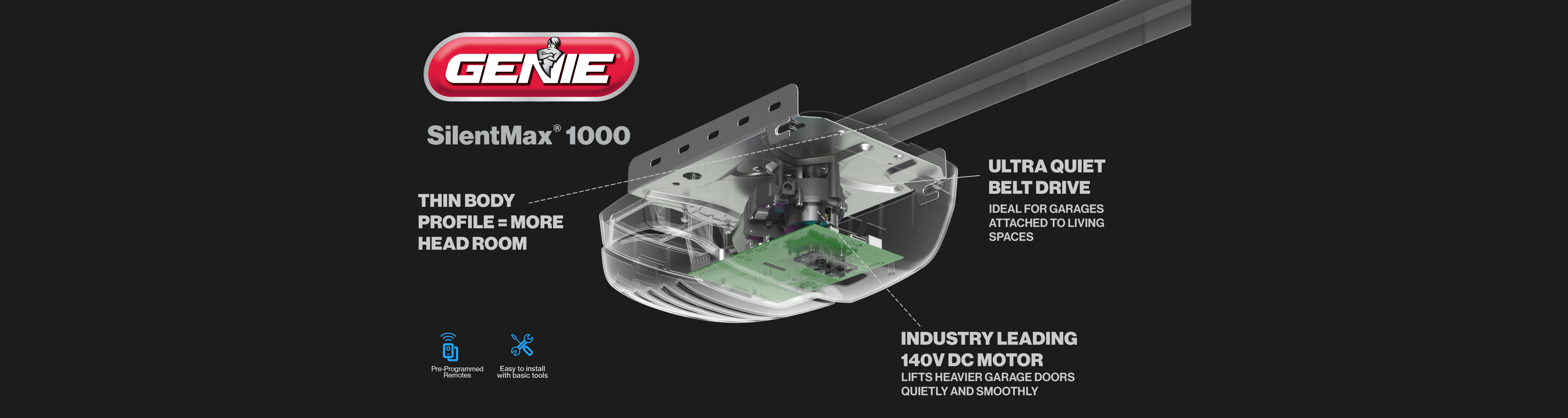 Genie Silentmax 1000 Not Working