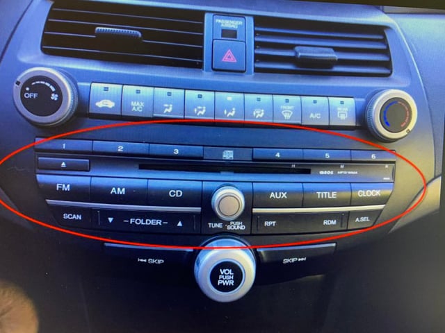 Honda Accord Stereo Not Working