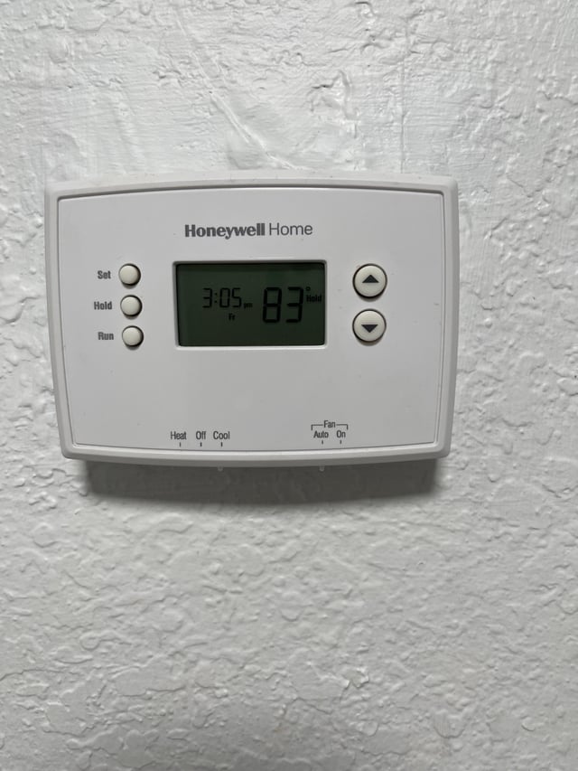 Honeywell Permanent Hold Not Working