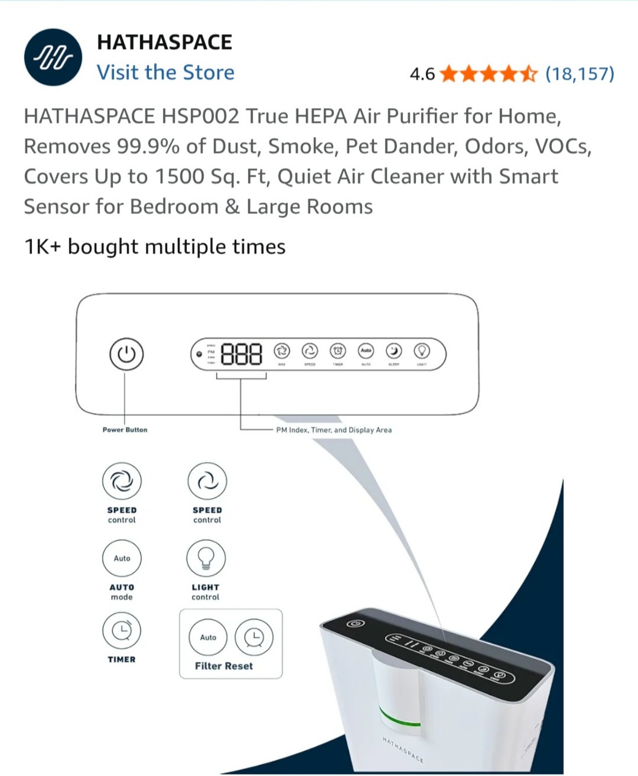 How To Reset Hathaspace Air Purifier