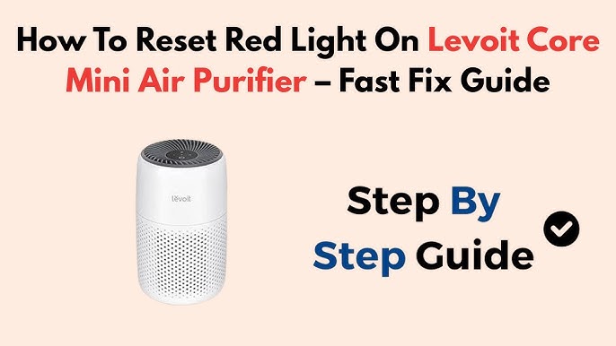 Levoit Air Purifier Red Light