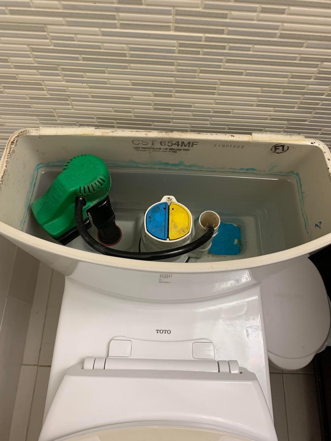 Toto Flushometer Keeps Running