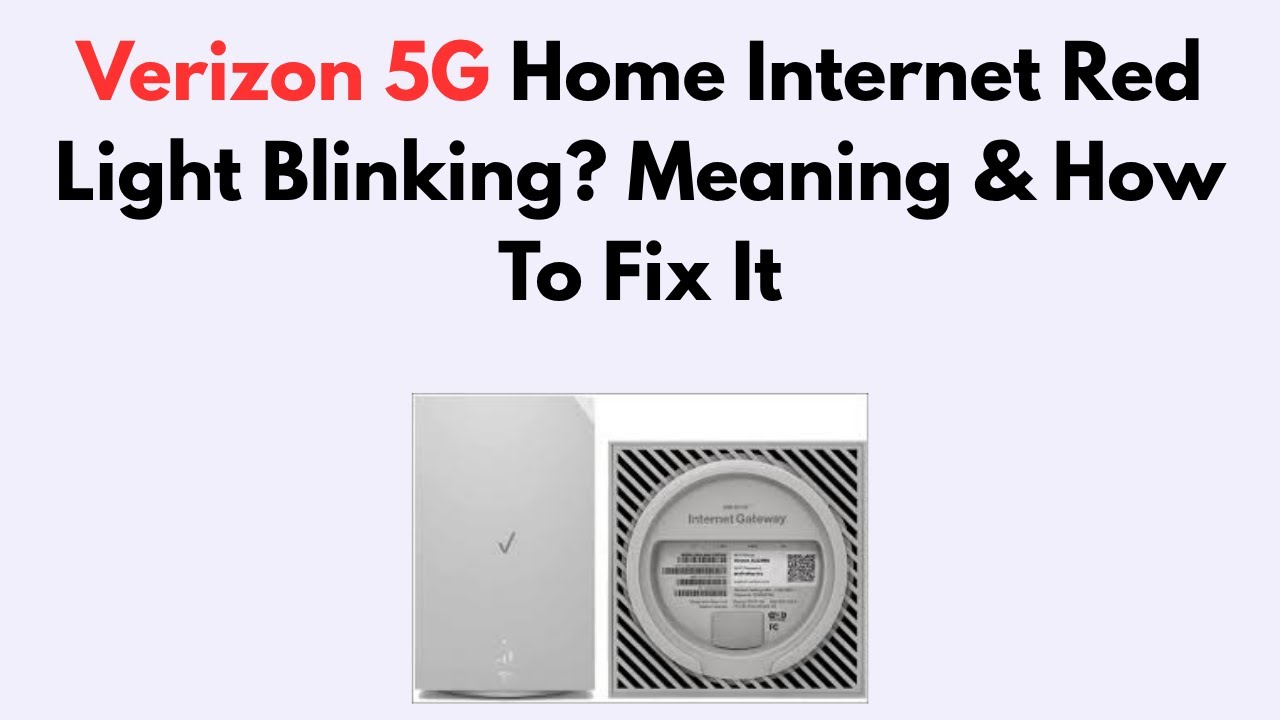 Verizon 5G Home Internet Problems