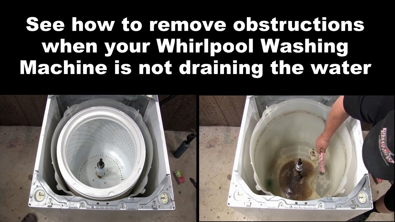 Whirlpool Washer Not Draining