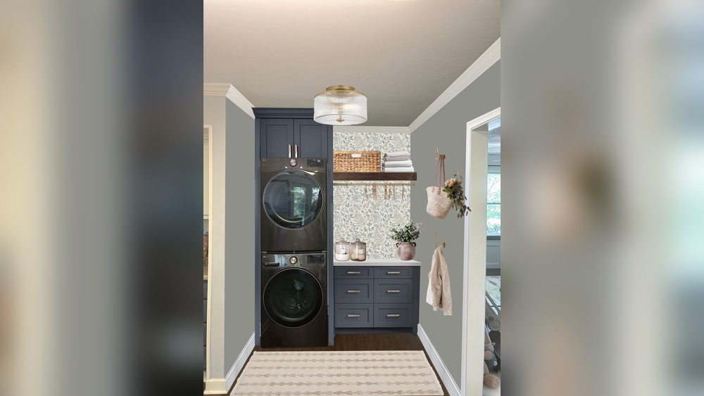 How Designers Make Small Laundry Rooms Feel Complete