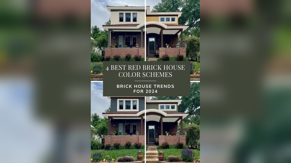 How To Choose The Right Exterior Color Scheme For A Red Brick House