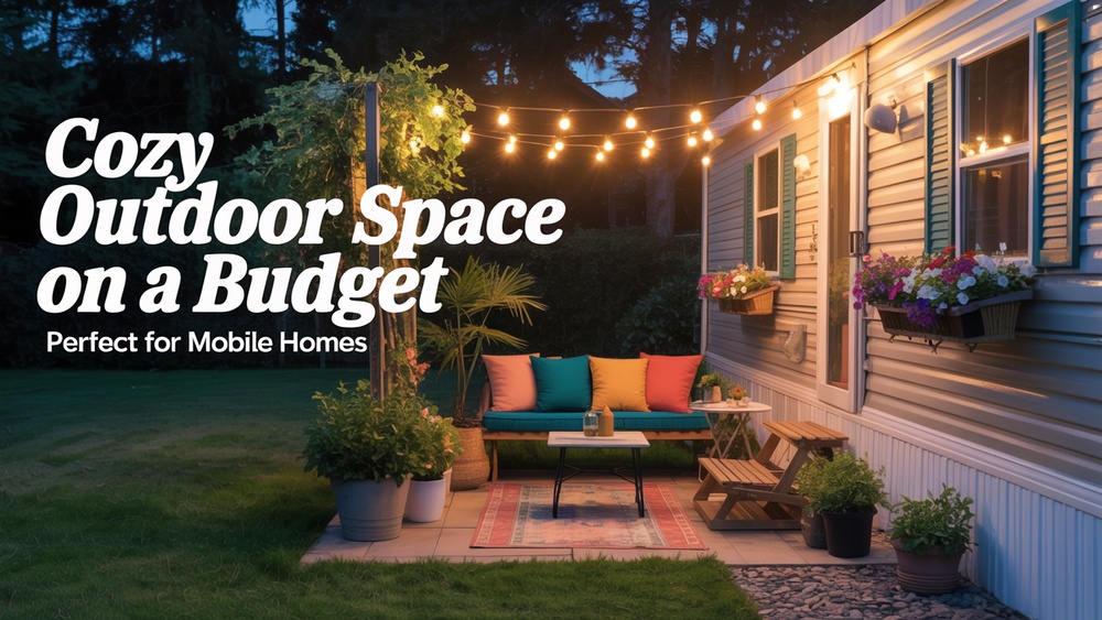How To Create A Cozy Outdoor Space For Your Mobile Home On A Budget
