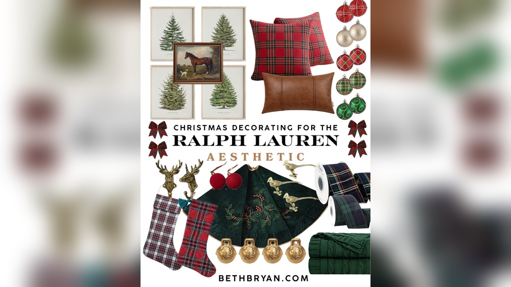 How To Style Your Home With Ralph Lauren Inspired Christmas Magic