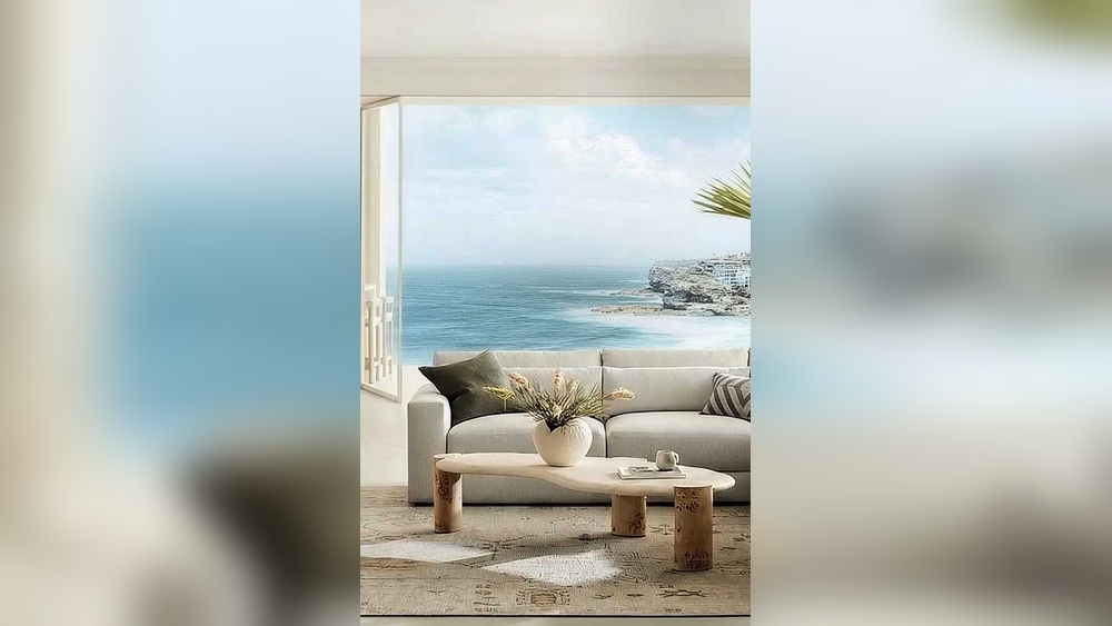 The New Coastal Living Room Look Is Less Beach House And More Collected Calm