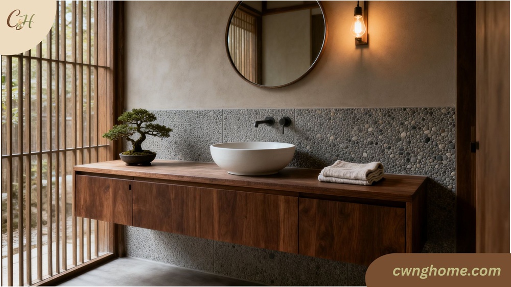 These Japandi Bathrooms Are Changing What Relaxing Actually Looks Like